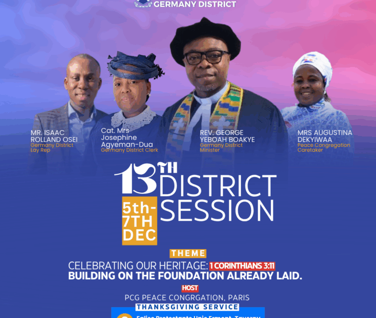 13th Germany District Session